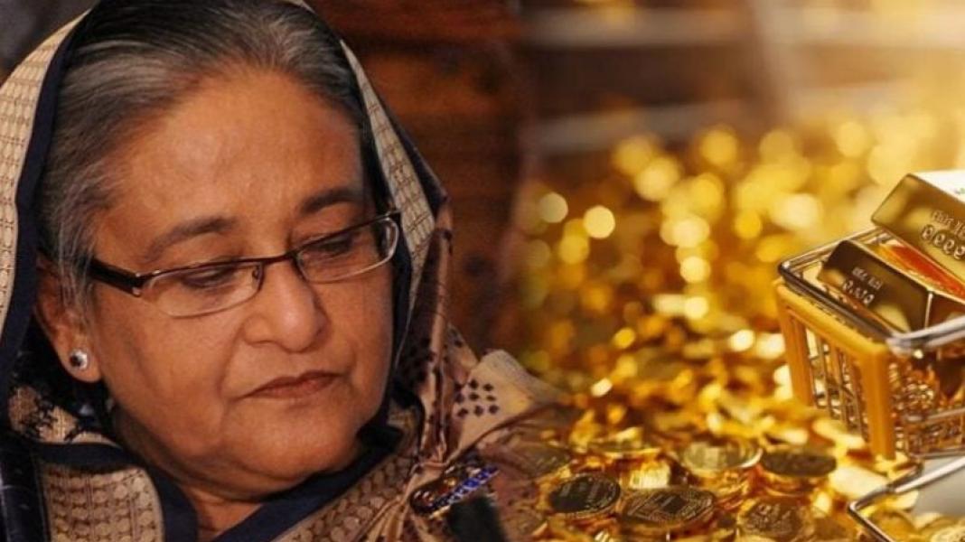 শেখ হাসিনার লকারে মিলল ৮৩২ ভরি স্বর্ণ